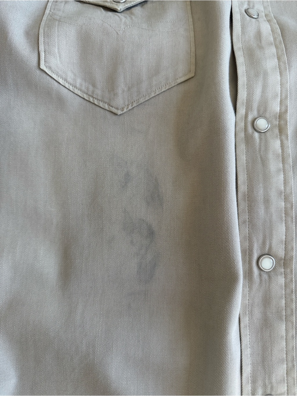 Polo by Ralph Lauren Light Tan Western Snap Shirt - Picture 2 of 4